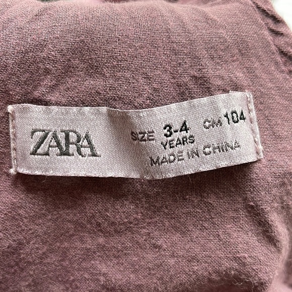 Zara 3-4 year overalls. EUC. Twin set - Picture 2 of 5